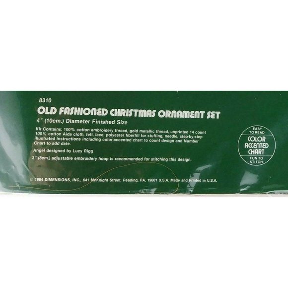 Dimensions vintage Christmas cross stitch crewel kits wool cotton sealed New 80s - Picture 8 of 10